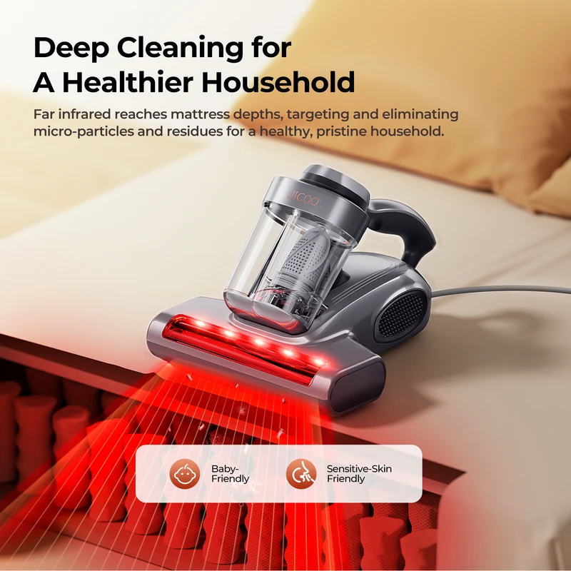 J300 Pro Smart Dual-Cup Mattress Vacuum Cleaner