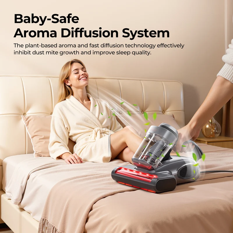 J300 Pro Smart Dual-Cup Mattress Vacuum Cleaner