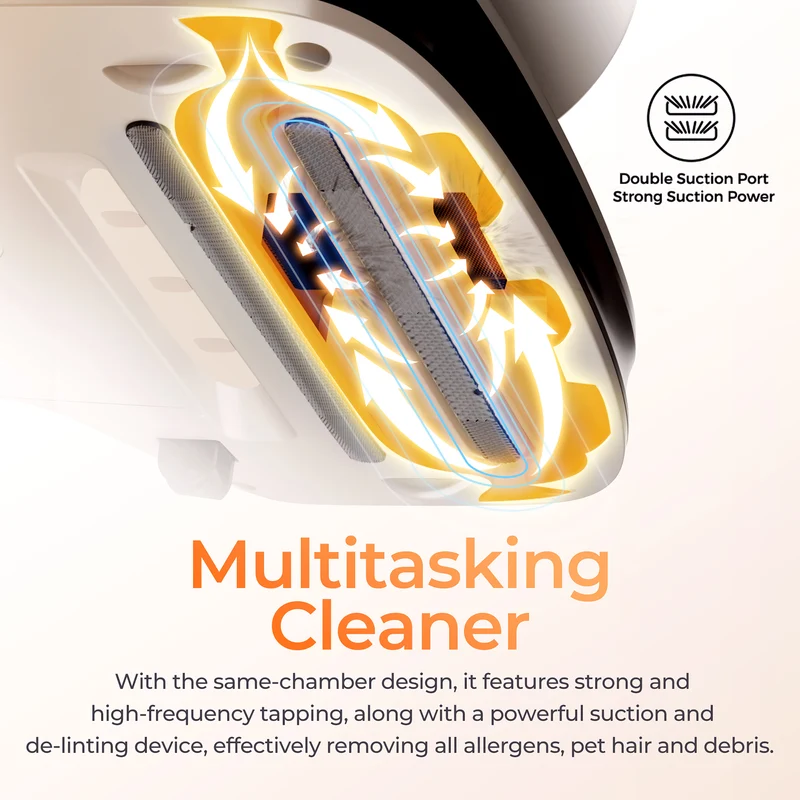 S100 Smart Dual-Cup Mattress Vacuum Cleaner