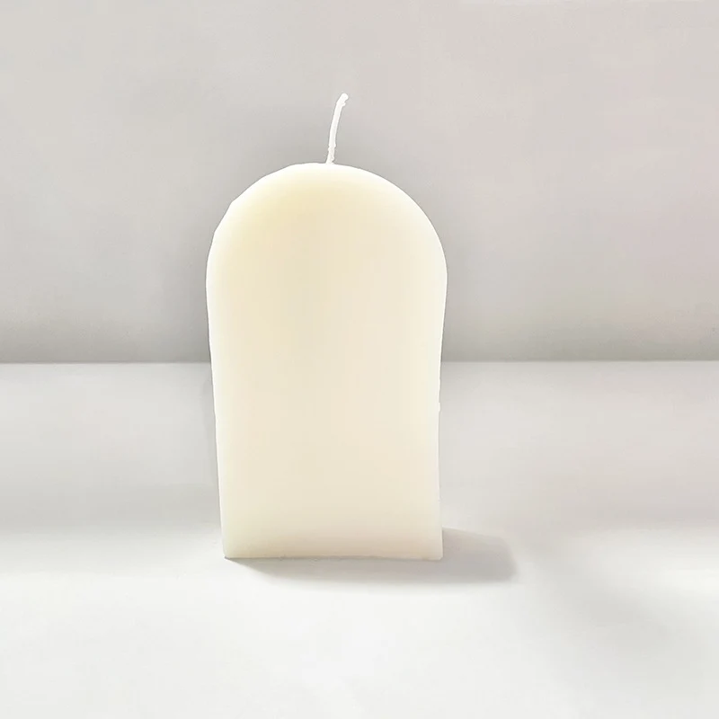 Minimalistische Bogen-Top Skulpturale Säul kerze