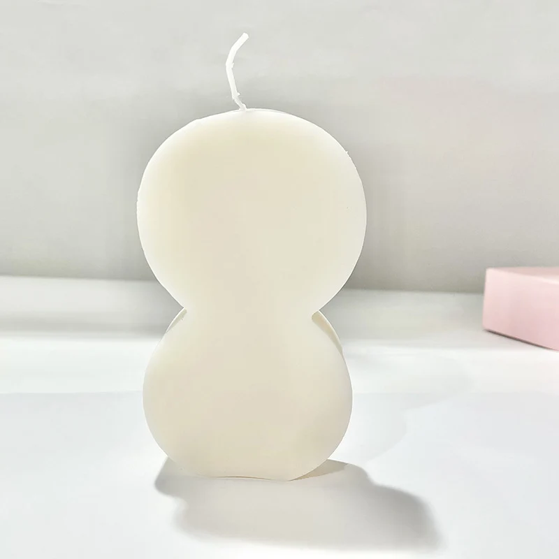 Minimalistische Bogen-Top Skulpturale Säul kerze