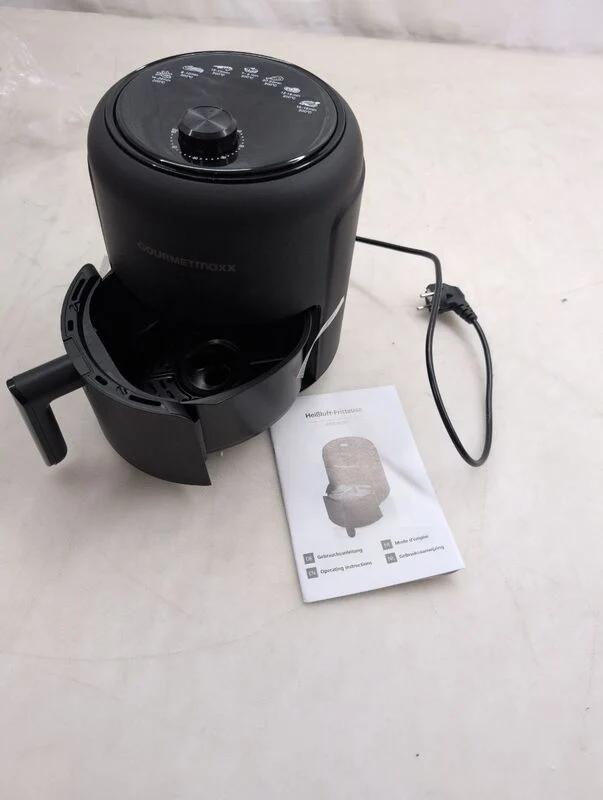 B-Ware GourmetMaxx Heißluft-Fritteuse 2,3l Fritteuse 1000W schwarz Airfryer Frittieren