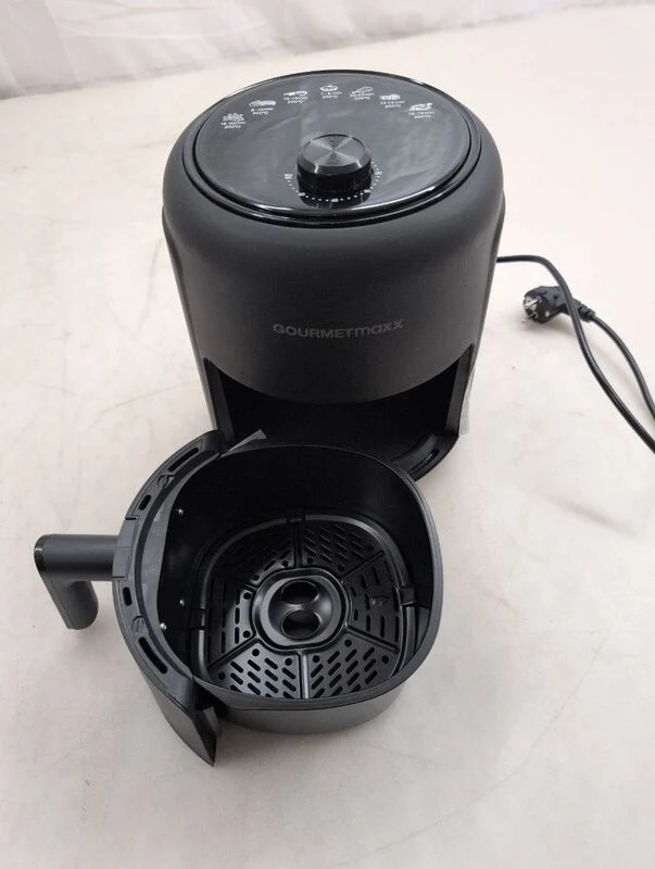B-Ware GourmetMaxx Heißluft-Fritteuse 2,3l Fritteuse 1000W schwarz Airfryer Frittieren