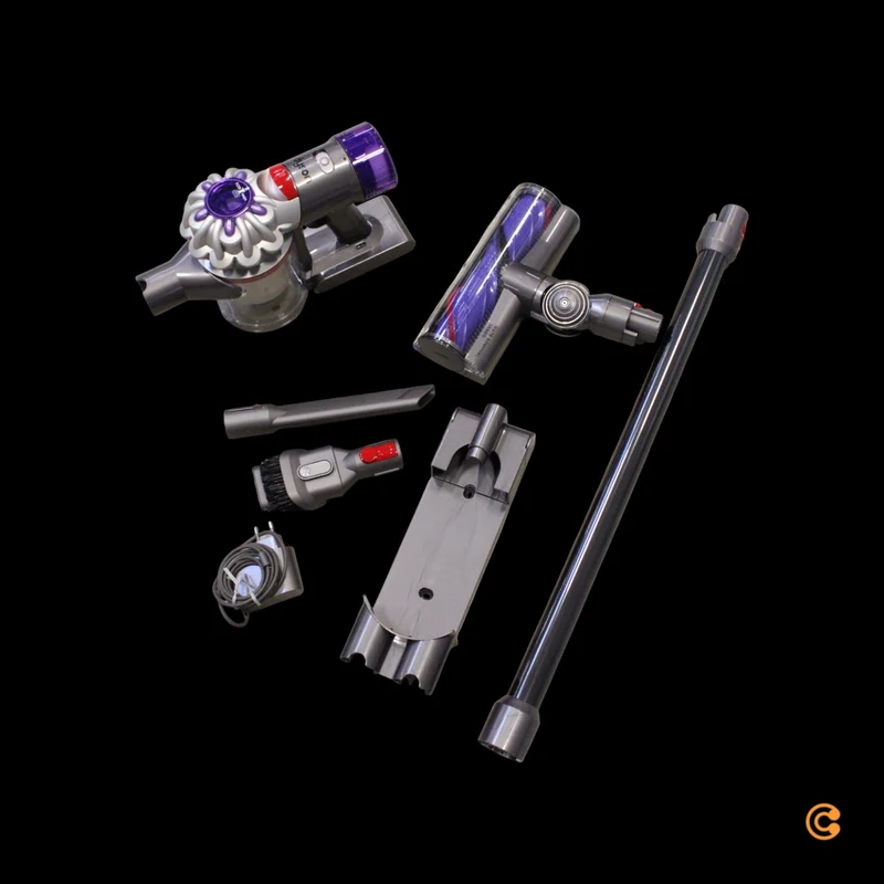 B-Ware Dyson Akku-Staubsauger Zyklon V8 Advanced Silber-Nickel Motorbar Elektrobürste