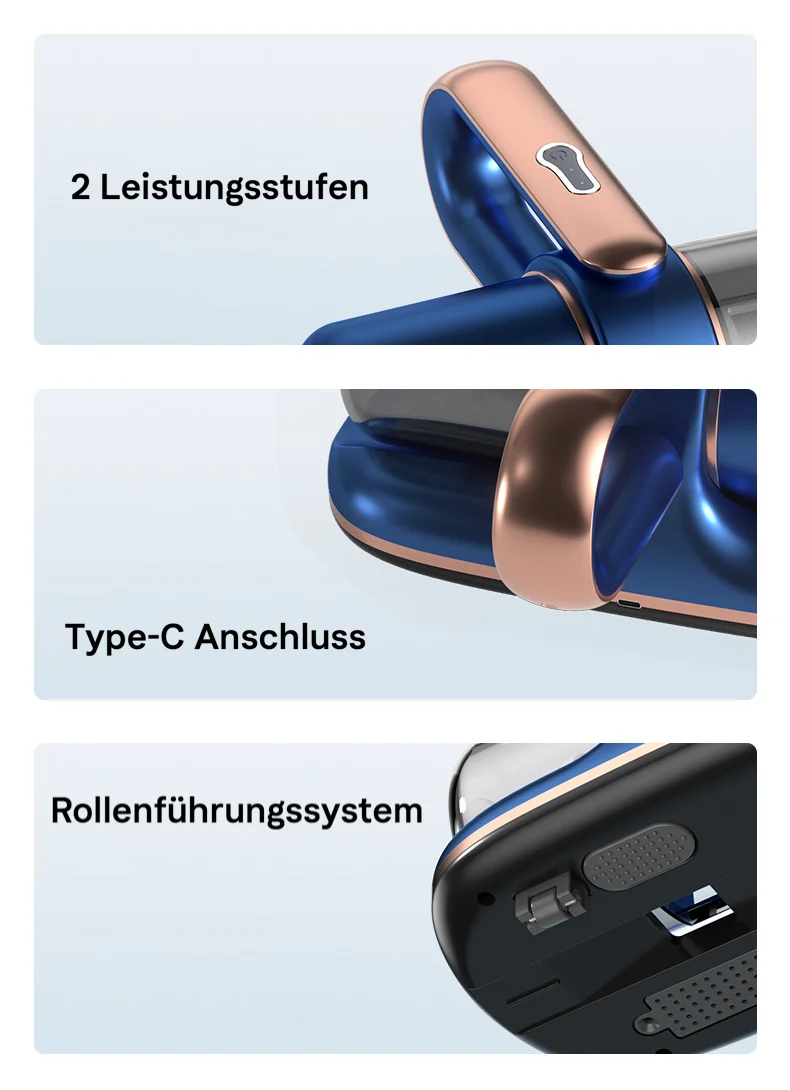 POWERCLEANY® ULTRAVIOLETT STAUBSAUGER - MATRATZENREINIGER - MILBENSAUGER