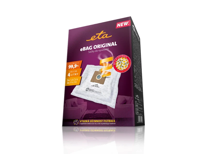 Staubsaugerbeutel ETA eBag Original 9600 68000 (5 Stk.)