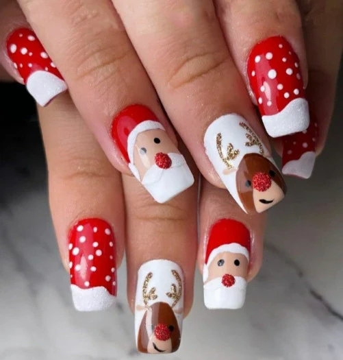 Festliches Feiertags-Nagelkunst-Set Karnz