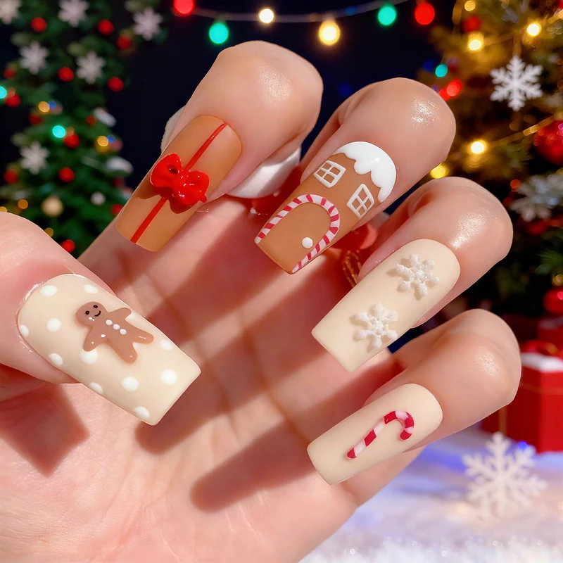 Festliche Feiertags-Nagelkunst-Verstärkungen Karnz 1789915617