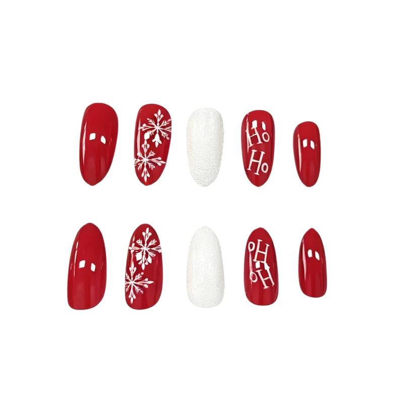 Festives Feiertags-Nagelkunst-Design Karnz