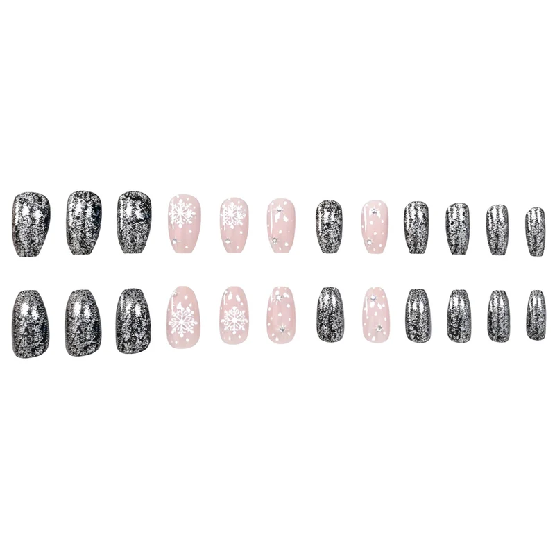 Festliche Glitter-Nagelkunst-Verstärkungen Karnz
