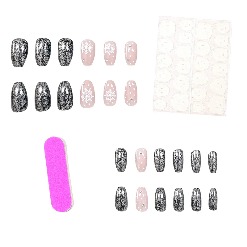 Festliche Glitter-Nagelkunst-Verstärkungen Karnz