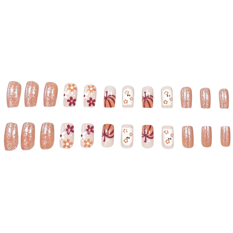 Festliches herbstliches Nagelkunst-Set Karnz