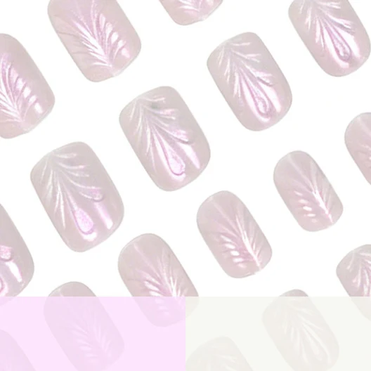 Elegante Texturierte Nagelkunst Karnz