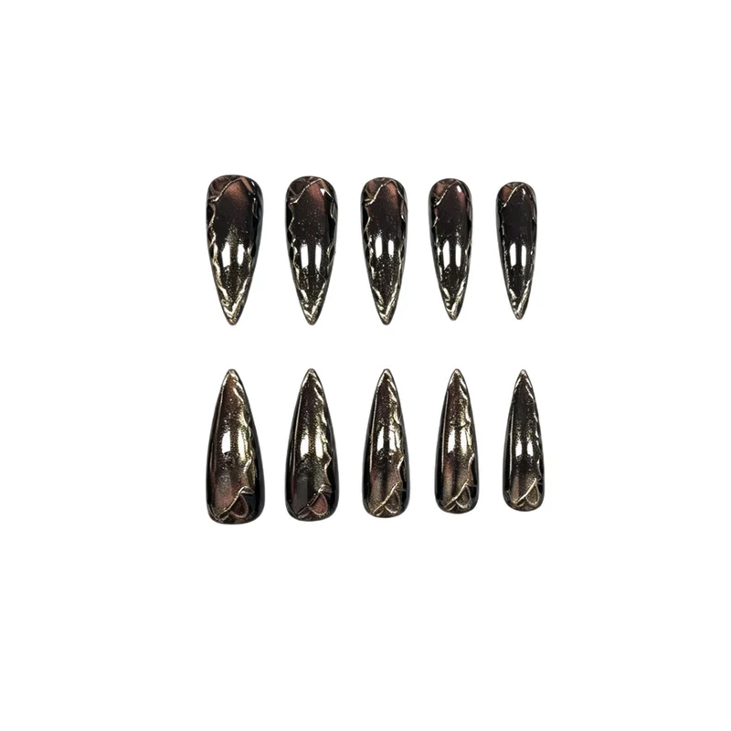 Elegante Stiletto-Nagelverlängerungen Karnz