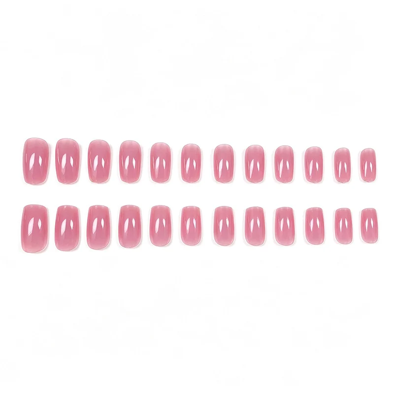 Elegante quadratische Gel-Nagelverstärkungen Karnz
