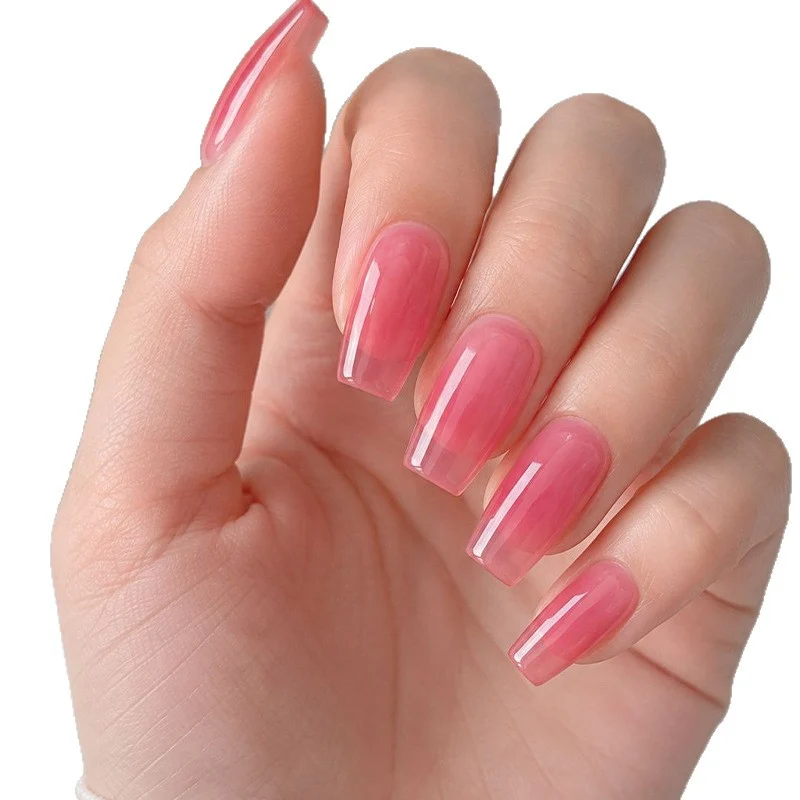Elegante quadratische Gel-Nagelverstärkungen Karnz
