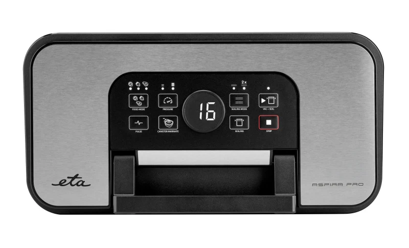 Vakuumpumpe ETA Aspira Pro 9762 90000 schwarz/rostfreier stahl