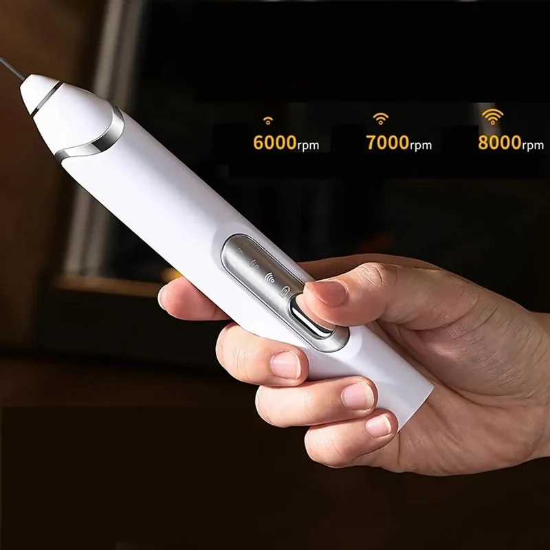 Milchaufschäumer Elektrisch, 3-in-1 Milch Frother mit Ständer, 3 Geschwindigkeiten, USB-C Aufladbar, für Cappuccino, Latte, Matcha & Protein-Shakes