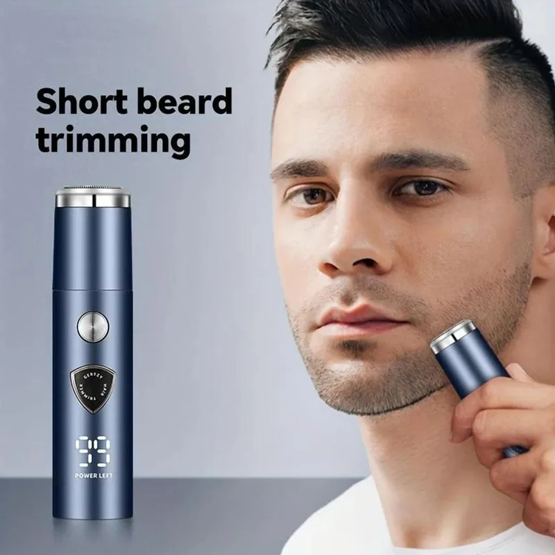 5-in-1 Haarschneider mit Keramikmesser, LCD Barttrimmer, USB-Aufladung, für Haare & Bart, Haartrimmer inkl. Aufsätze für Haustiere, Vatertagsgeschenk