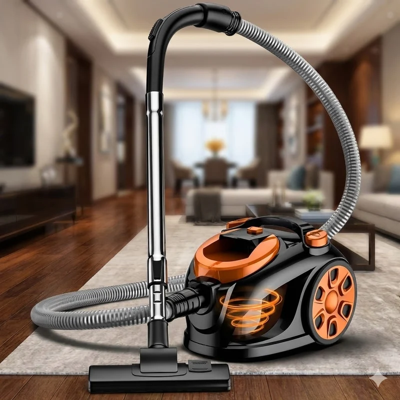 3300W Staubsauger beutellos, Profi Zyklon-Technologie mit maximaler Saugkraft, XXL 3L Behälter, Kraftvoll, HEPA Filter für Hartböden, Teppiche&Polster