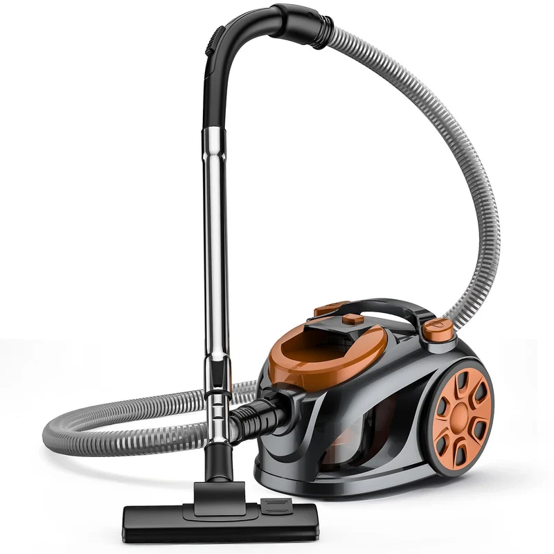 3300W Staubsauger beutellos, Profi Zyklon-Technologie mit maximaler Saugkraft, XXL 3L Behälter, Kraftvoll, HEPA Filter für Hartböden, Teppiche&Polster