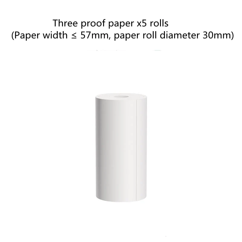 Portable Thermal Label Printer with Bluetooth Wireless Connectivity
