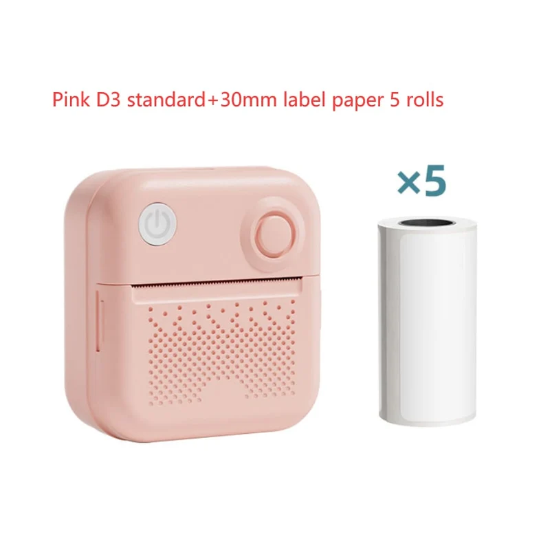 Portable Thermal Label Printer with Bluetooth Wireless Connectivity
