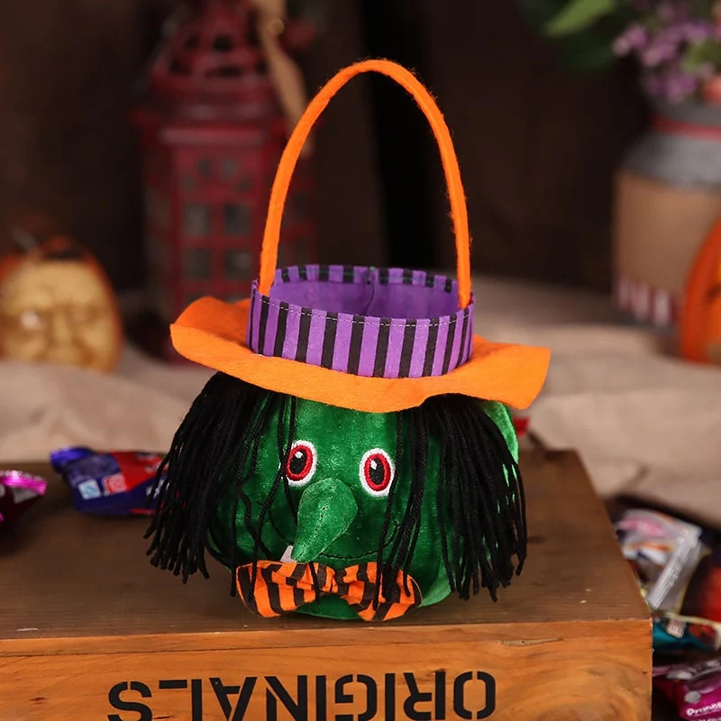 Halloween Candy Bag with Velvet Portable Handbag Design for Kids''' Trick or Treat