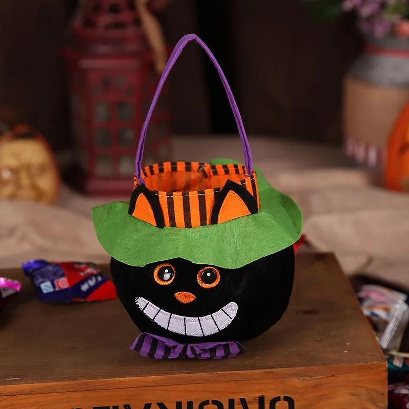 Halloween Candy Bag with Velvet Portable Handbag Design for Kids''' Trick or Treat
