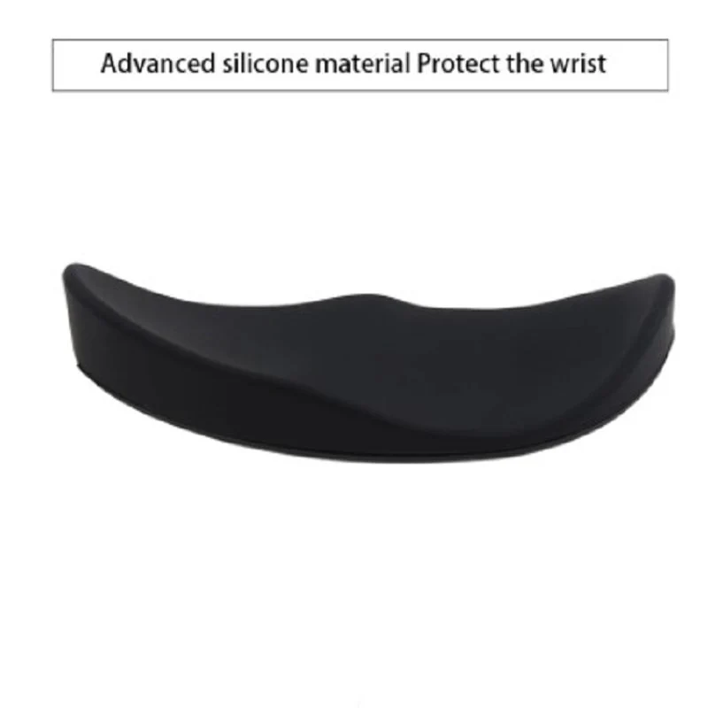 Computer Mouse Wrist Support with Ergonomic Silicone Gel and Gliding Base