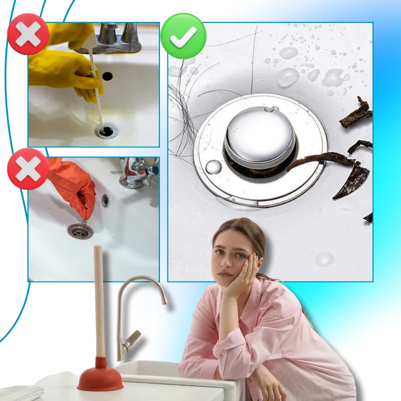Pop-up Drain Stopper for Sink with Odor-Isolating Filter