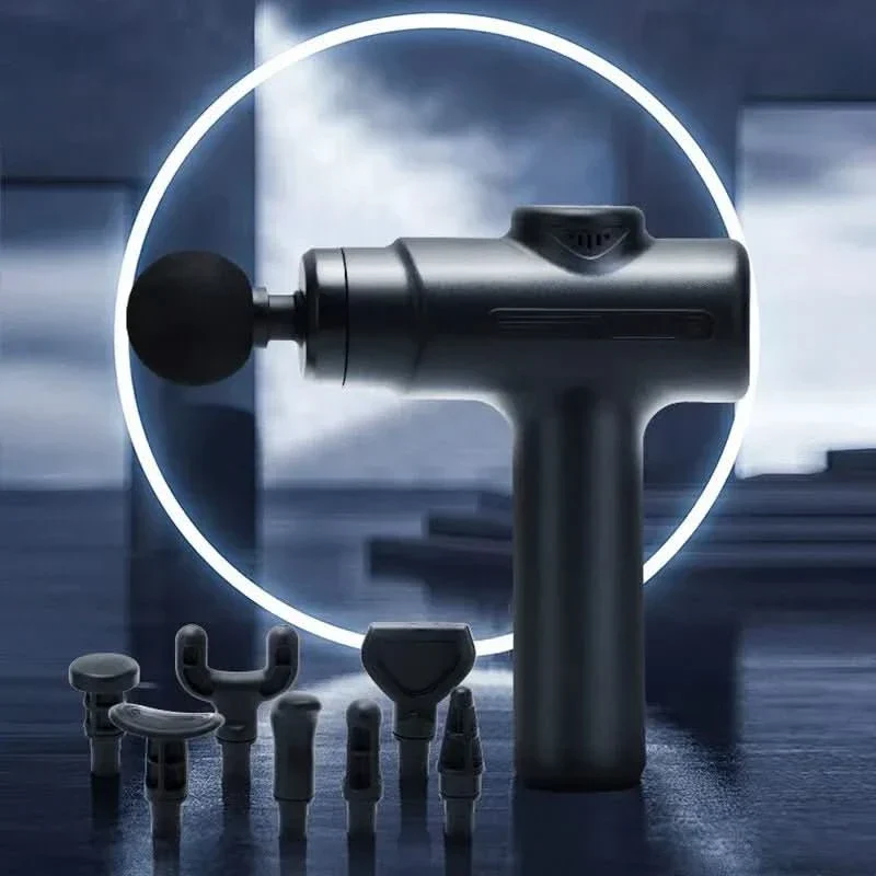 Portable Massage Gun with 8 Attachments for Deep Massage