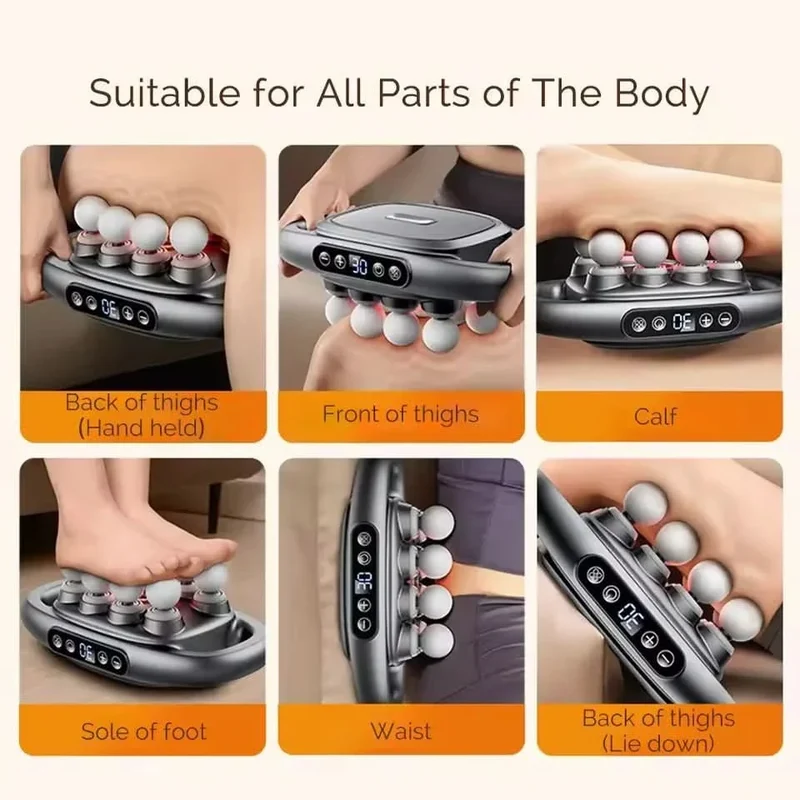 Massage Gun with 8 Attachments and 30 Speed Levels