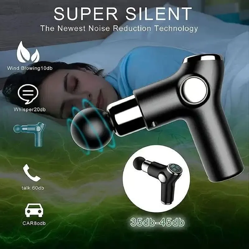 Compact Massage Gun for Deep Muscle Relaxation