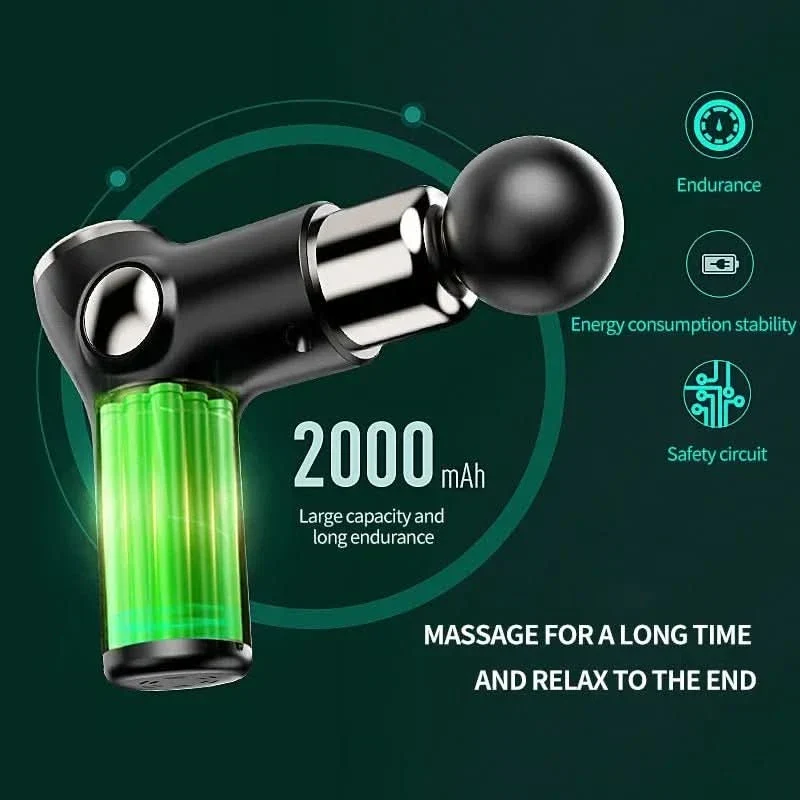 Compact Massage Gun for Deep Muscle Relaxation