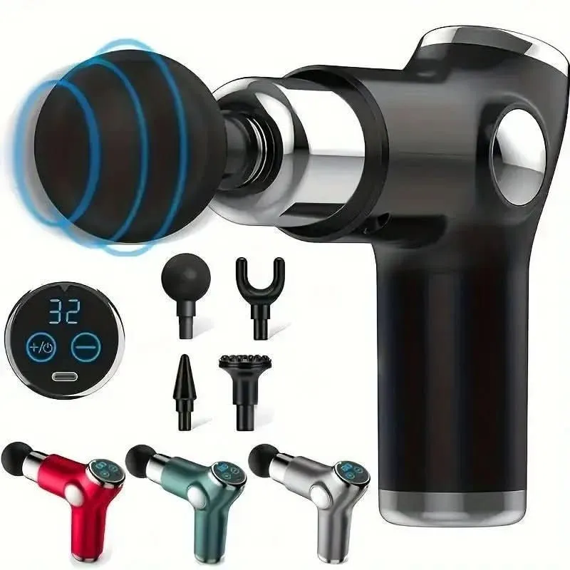 Compact Massage Gun for Deep Muscle Relaxation
