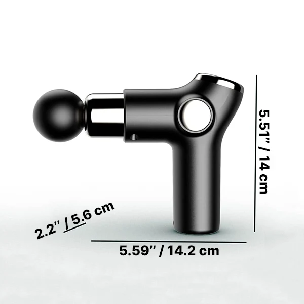 Compact Massage Gun with Speed Adjustment