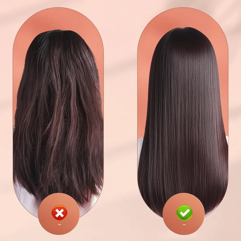 Wireless Hair Straightener for Straightening and Curling