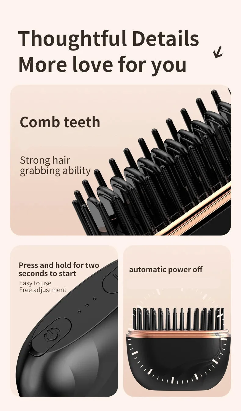 Portable Hair Straightener Wireless Comb