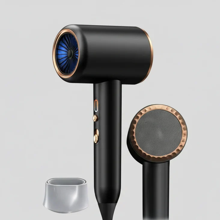 Advanced Hair Dryer with Ionization Technology for Styling