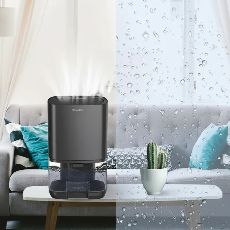 Portable Compact Dehumidifier for Room Moisture Control