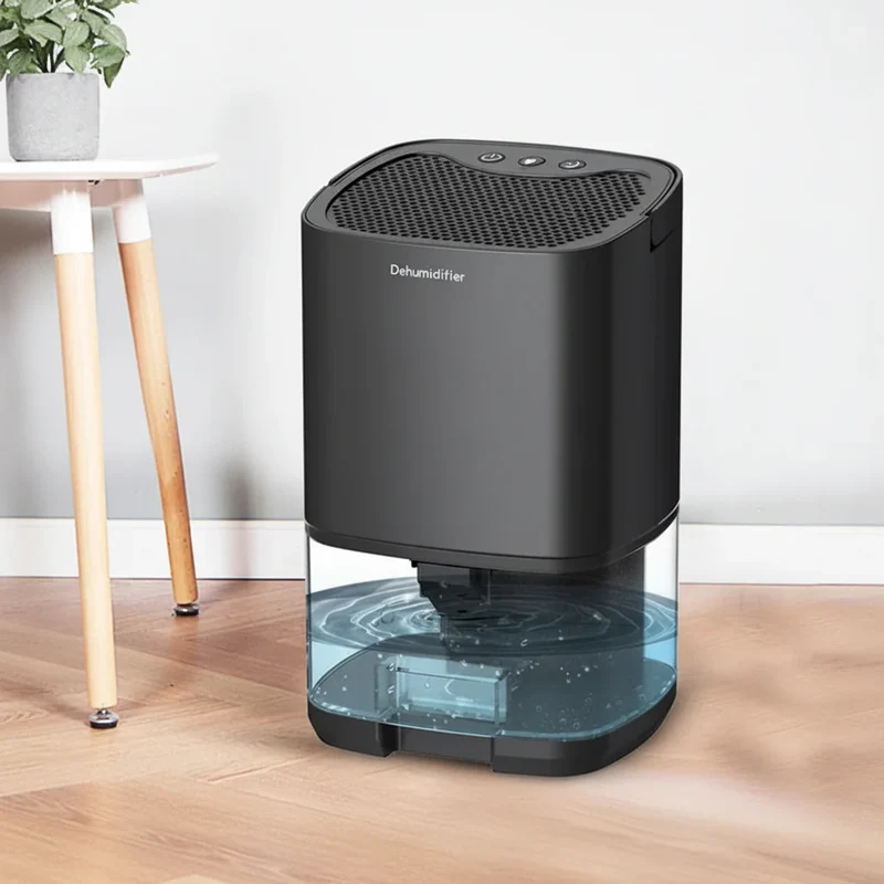 Portable Compact Dehumidifier for Room Moisture Control