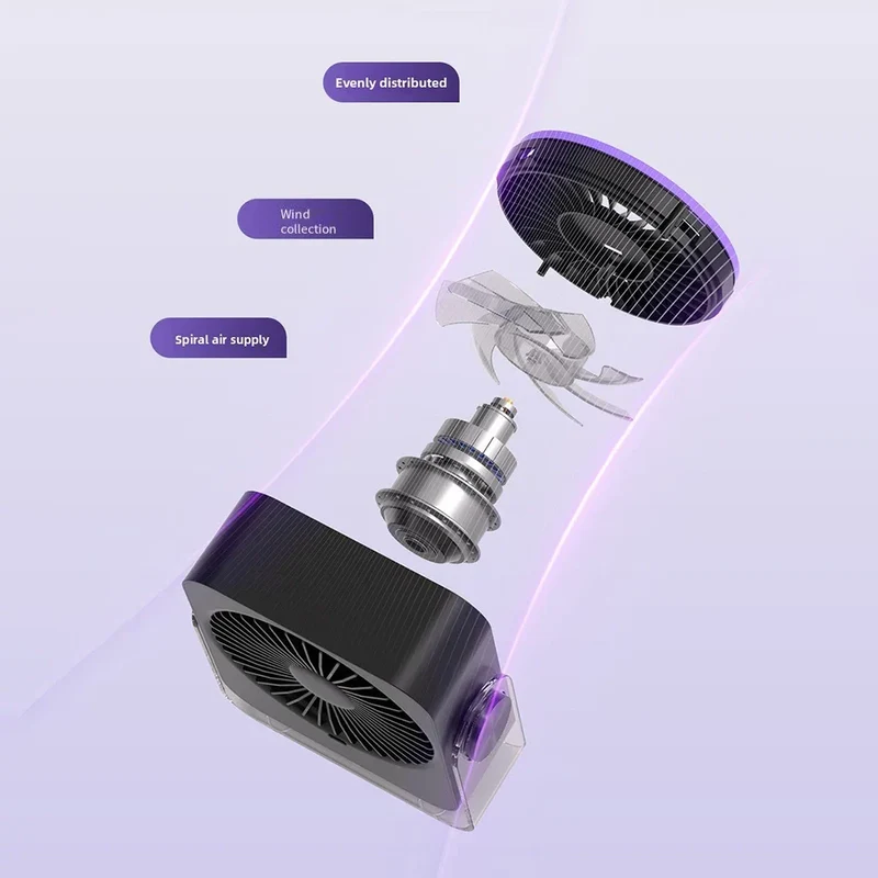 Portable Desk Fan with Battery