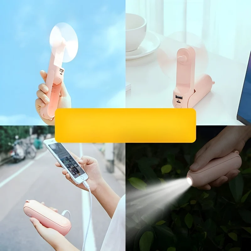 Portable Pocket Fan with Battery