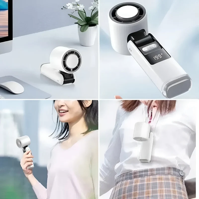 Portable Battery-Powered Handheld Cooling Fan