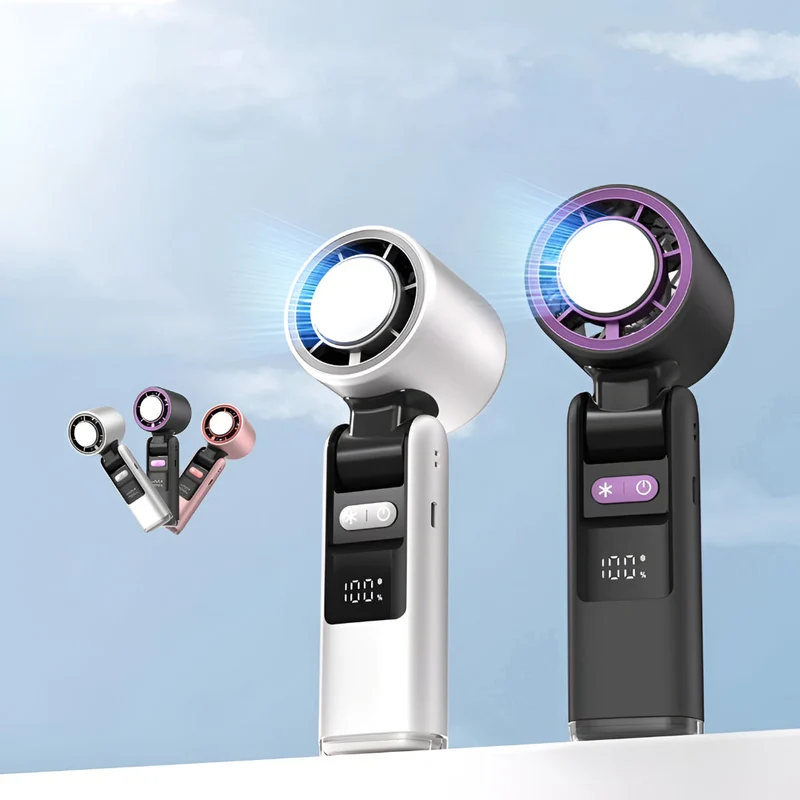 Portable Battery-Powered Handheld Cooling Fan