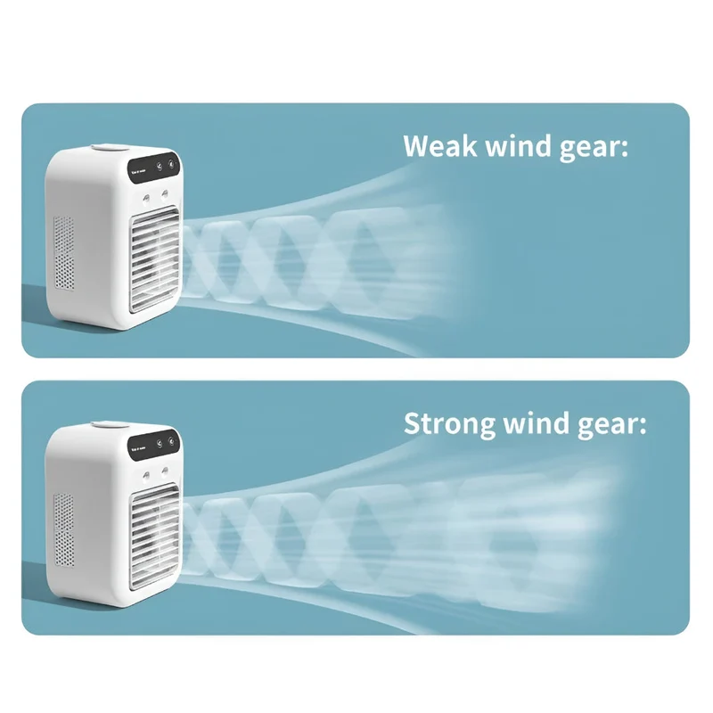 Portable Desk Fan with Humidifier