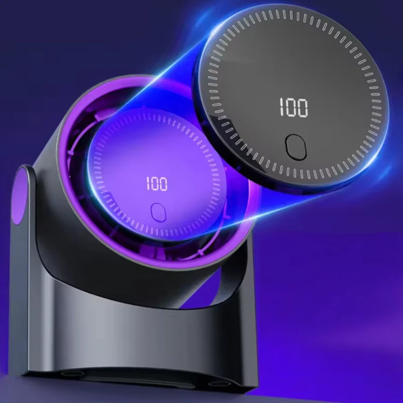 Compact USB Cooling Fan with Oscillating Airflow