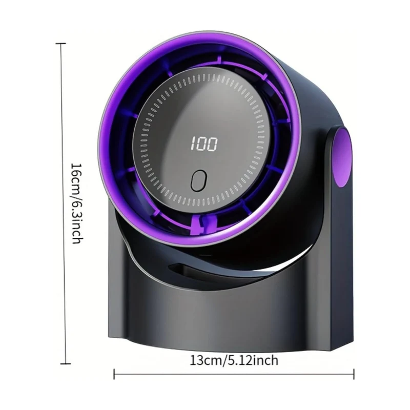 Compact USB Cooling Fan with Oscillating Airflow