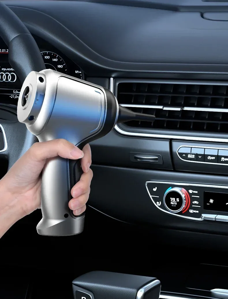 Cordless handheld vacuum cleaner with strong suction power and accessories